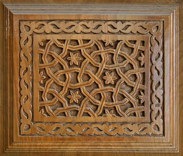 Παραδοσιακή ξυλογλυπτική, Ουζμπεκιστάν — Φωτογραφία Αρχείου