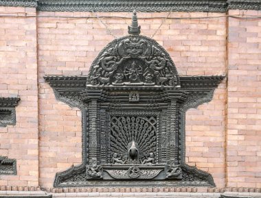 Traditonal Nepal ahşap pencere