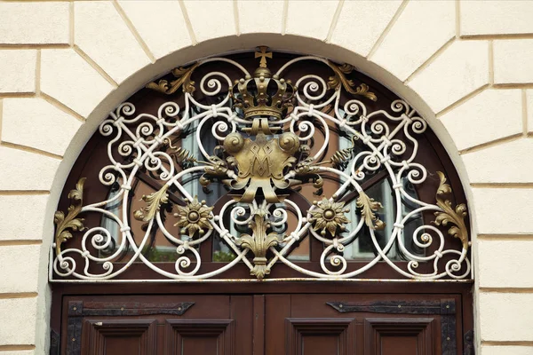 Zpracovaný detail staré dveře — Stock fotografie