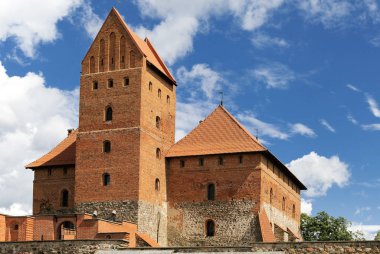 Vilnius yakınındaki Trakai kale kule
