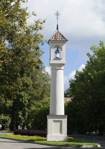 Pelare av Johannes av Nepomuk i Trakai — Stockfoto