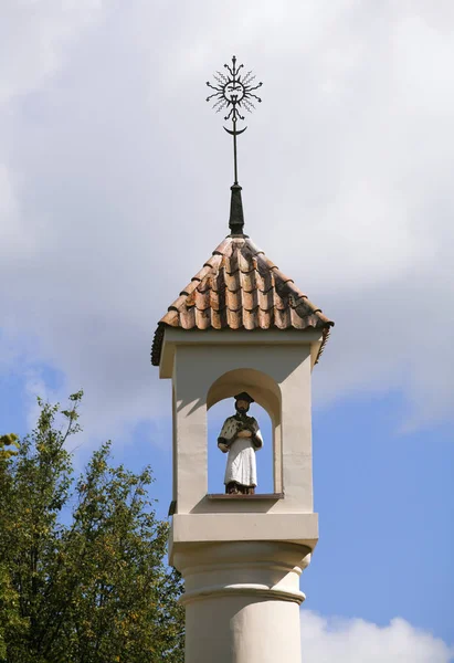 Pilar de Juan de Nepomuk en Trakai — Foto de Stock