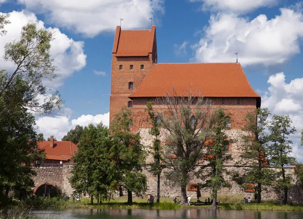 Trakai kasteel in de buurt van Vilnius — Stockfoto