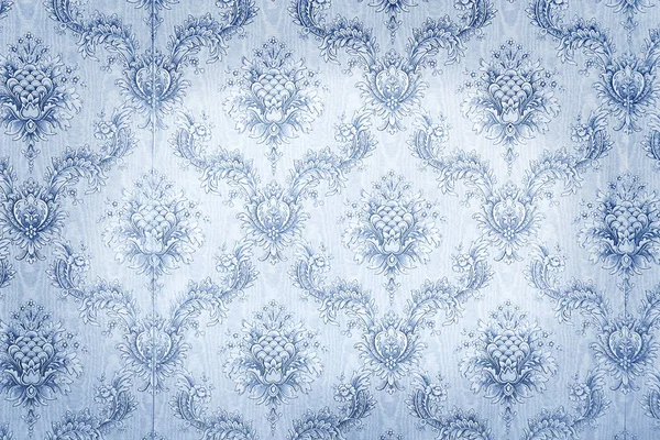 Old blue wallpaper — Stock Photo, Image