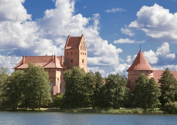 Trakai kasteel in de buurt van Vilnius — Stockfoto