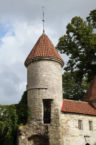 Medieval tower in Tallinn — Stock Photo, Image