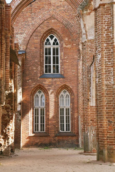 Ruines van de kathedraal van Tartu — Stockfoto