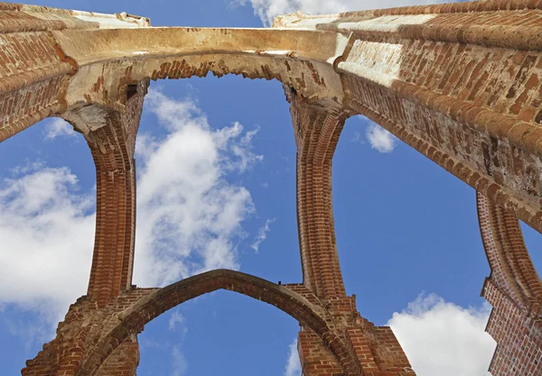 타르투 대성당의 Ruines 로열티 프리 스톡 이미지