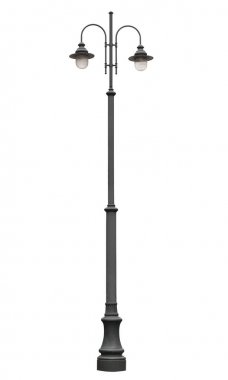 Sokak lambası direği, ıssız