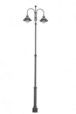 Sokak lambası direği, ıssız