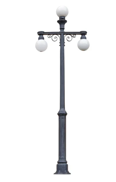 Уличный фонарь, изолированный — стоковое фото