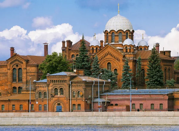 Крестинская тюрьма и церковь Александра Невского, Санкт-Петербург Стоковое Фото