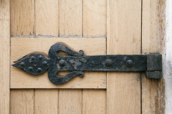 Decorative door hinge — Stock Photo, Image