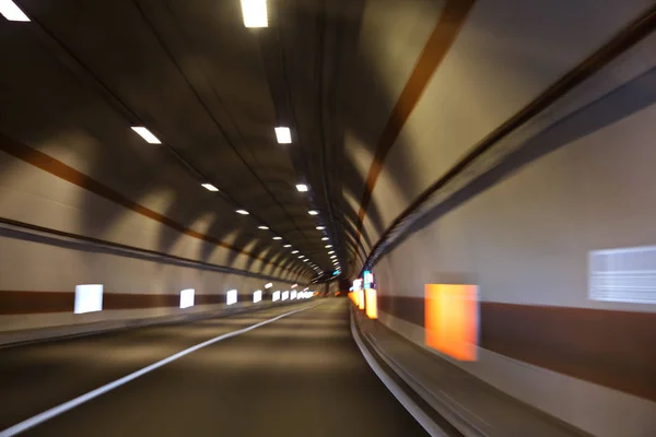 Car tunnel motion blur