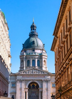 Budapeşte 'deki St. Stephens Bazilikası' nın Kubbesi
