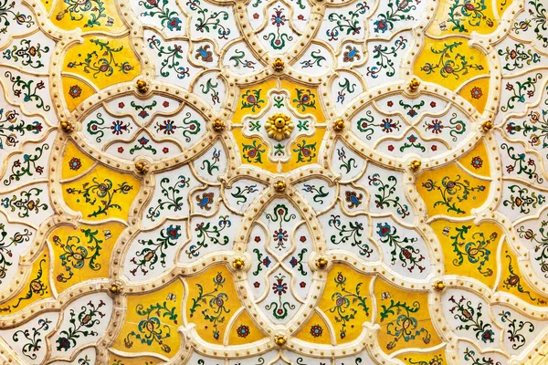 Ceiling of Museum of Applied art in Budapest 스톡 사진