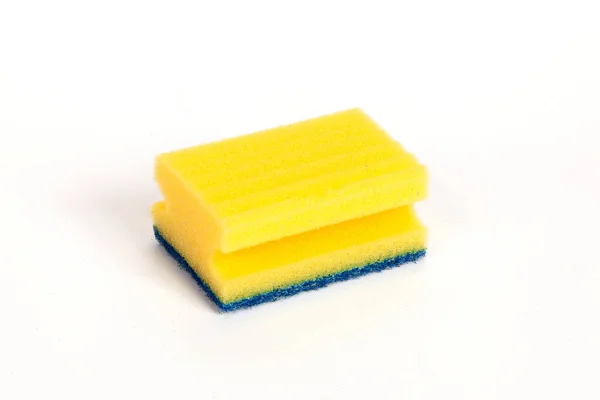 Πλύσιμο σφουγγαριών χρώμα, σφουγγάρι — Φωτογραφία Αρχείου
