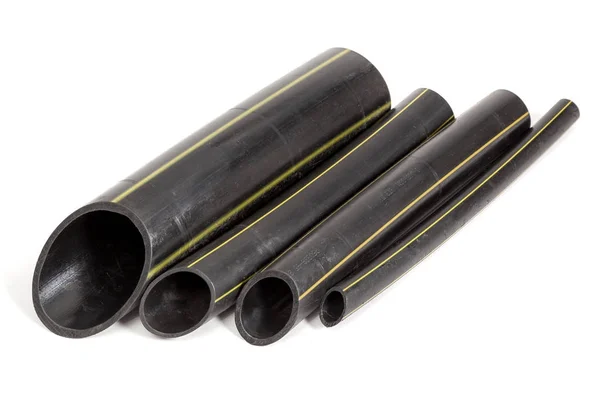Raspaduras de tubos de etileno de plástico —  Fotos de Stock