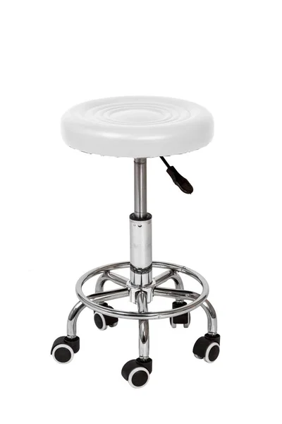 Specialiserad stol för vit kosmetolog på hjul — Stockfoto