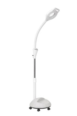 aydınlatma beyaz bir arka plan üzerinde olan büyüteç.