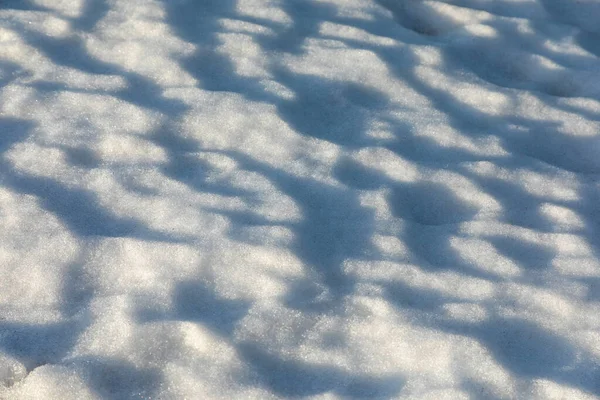 Natural winter background with snow drifts — Stock Photo, Image