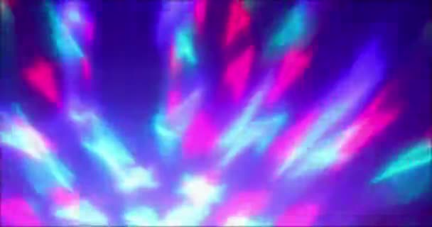 Cercle lumineux avec des taches multicolores sur un fond blanc .