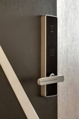 Ön kapının bir parçası ve kapı kolu.