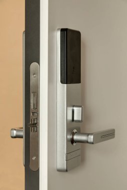 Ön kapının bir parçası ve kapı kolu.