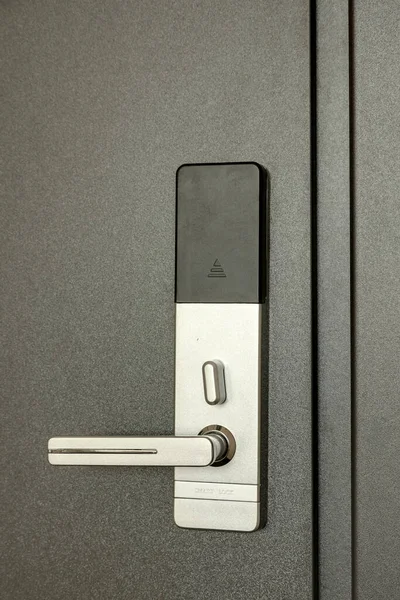 Fragment Front Door Door Handle — Stock Photo, Image