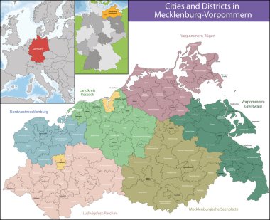 mecklenburg-vorpommern Haritası