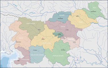 Slovenya Haritası