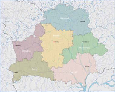 Beyaz Rusya Haritası