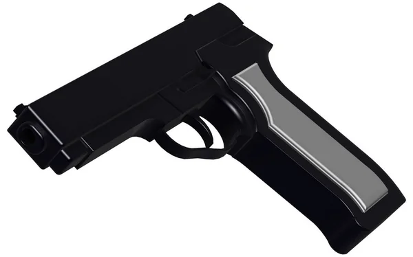 3D εικόνα της handgun — Φωτογραφία Αρχείου