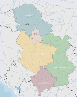 Sırbistan Haritası