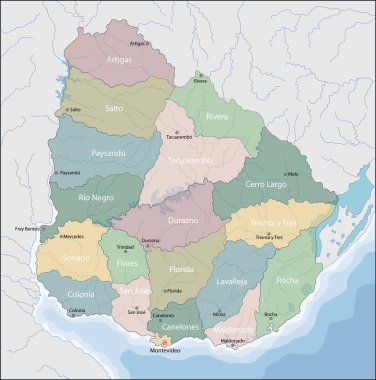 Uruguay Doğu Cumhuriyeti İdari Bölümü