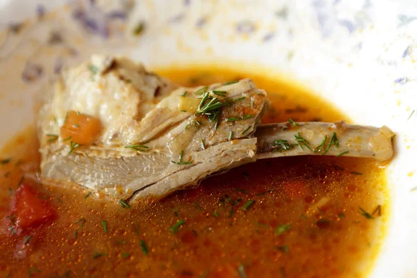 Kharcho soup with lamb — Stock Photo, Image