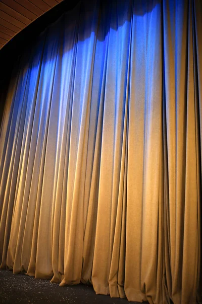 Vista de cortina de palco — Fotografia de Stock