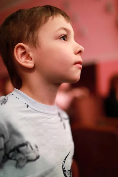 Boy in theater — Stock Photo, Image
