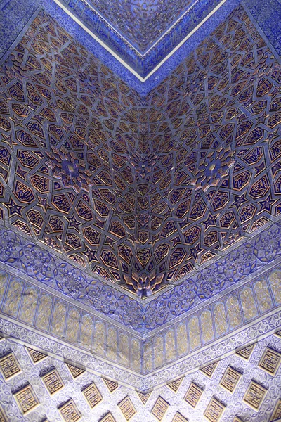 Ornament van Guri Amir mausoleum — Stockfoto