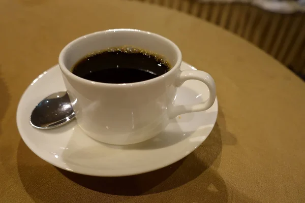 Kopp svart kaffe – stockfoto
