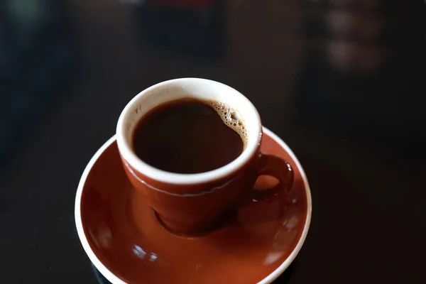 Cup of coffee on table — Stock Photo, Image