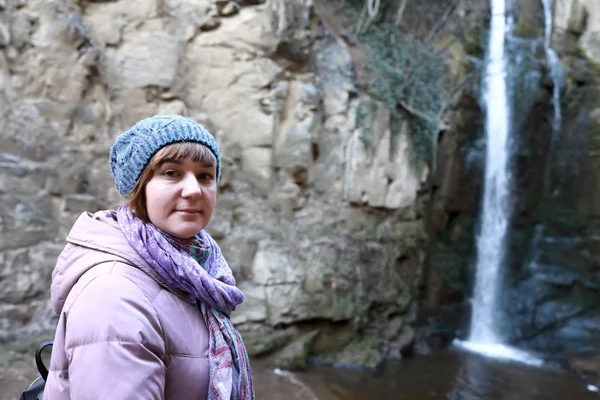 Tiflis 'te incir vadisinde turist