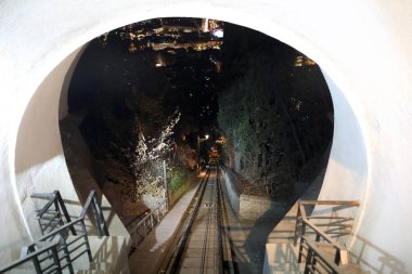 View of funicular in Tbilisi