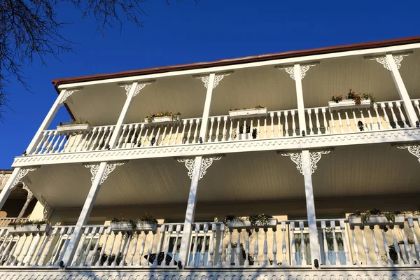 View of building with balcony — Stock Photo, Image