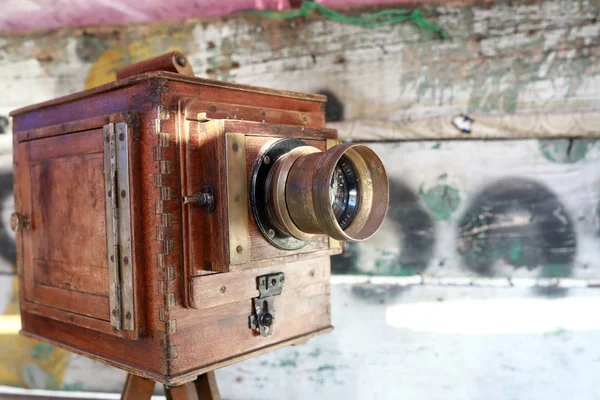 Câmera vintage em swap atender — Fotografia de Stock
