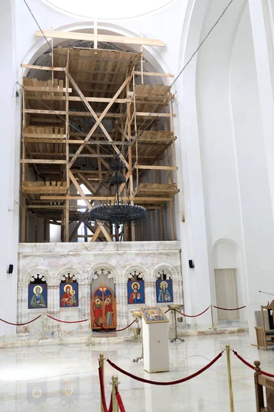 Строительство Грузинской Православной Церкви Грузии — стоковое фото