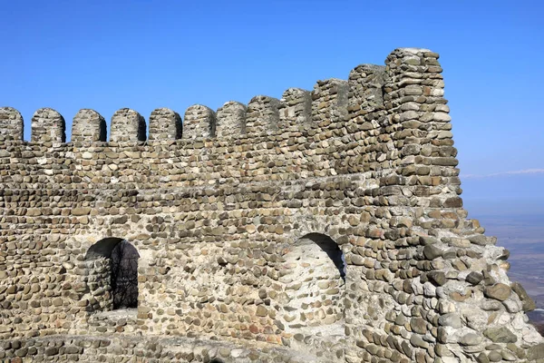 Part Old Fortress Wall Signagi Town Georgia — Stock Photo, Image