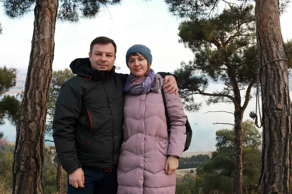 Pareja Fondo Del Mar Tiflis Georgia — Foto de Stock