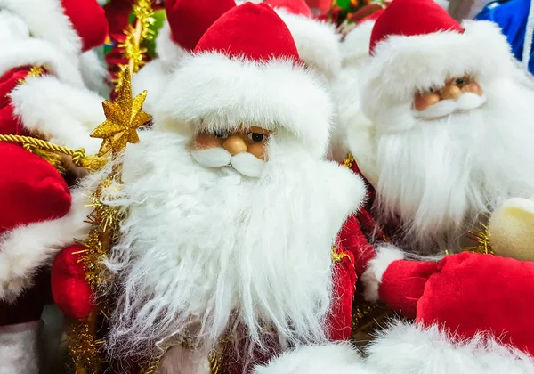 Игрушка Санта-Клауса в супермаркете . — стоковое фото
