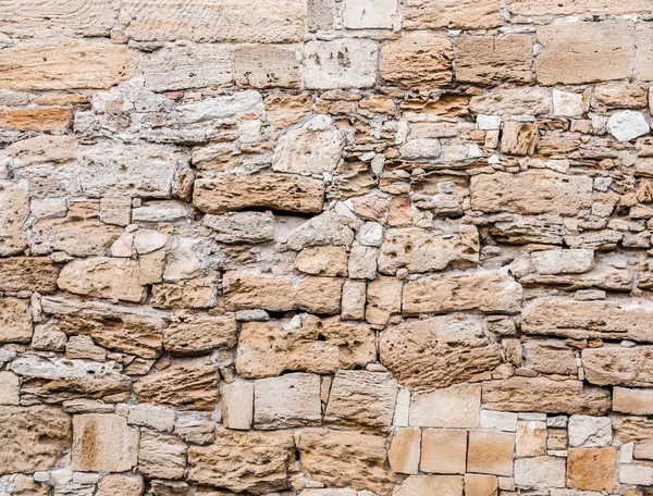 Textur der alten Steinmauer. — Stockfoto